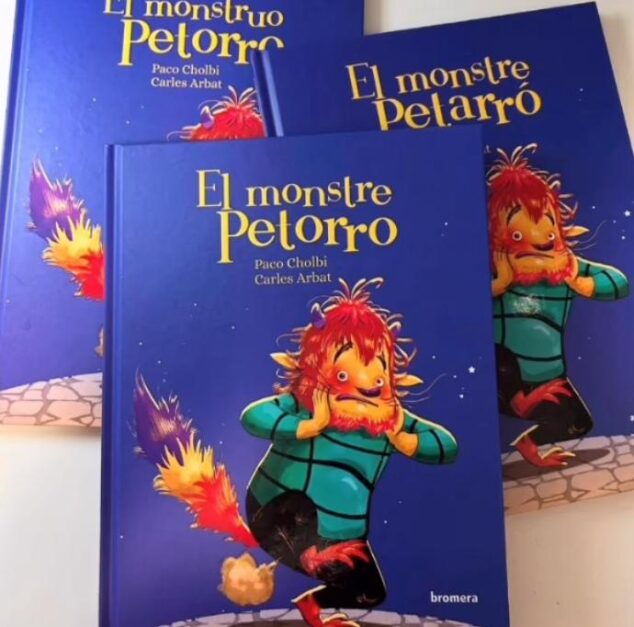 Imagen: Portada del cuento ilustrado El Monstre Petorro