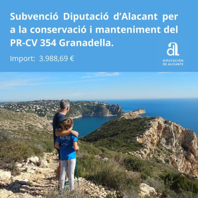 Imagen: La diputación de Alicante concede una subvención a Xàbia para mantenimiento de la Granadella