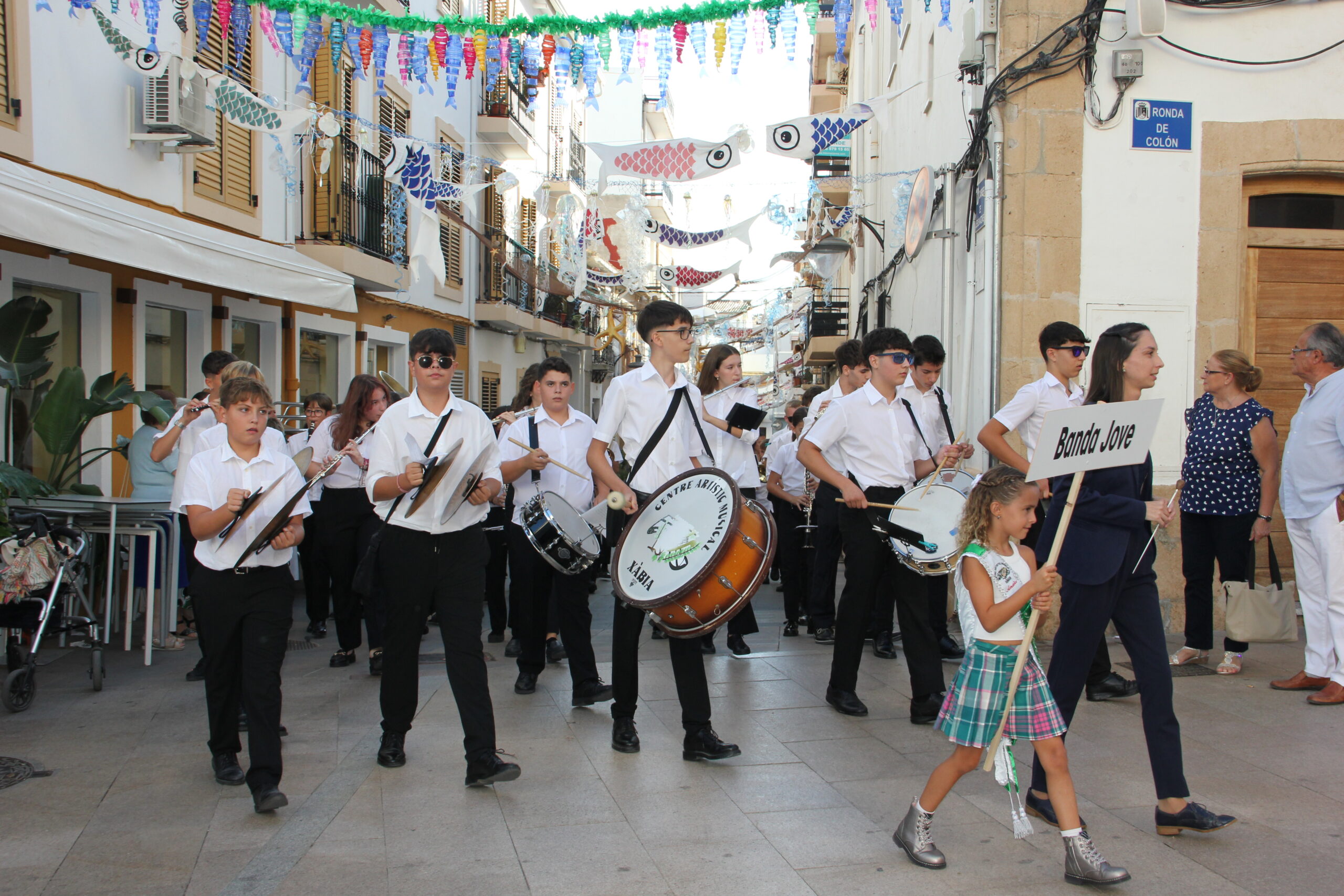 Encuentro comarcal de Bandas de Musica en el 60 aniversario de la banda de Xàbia (14)