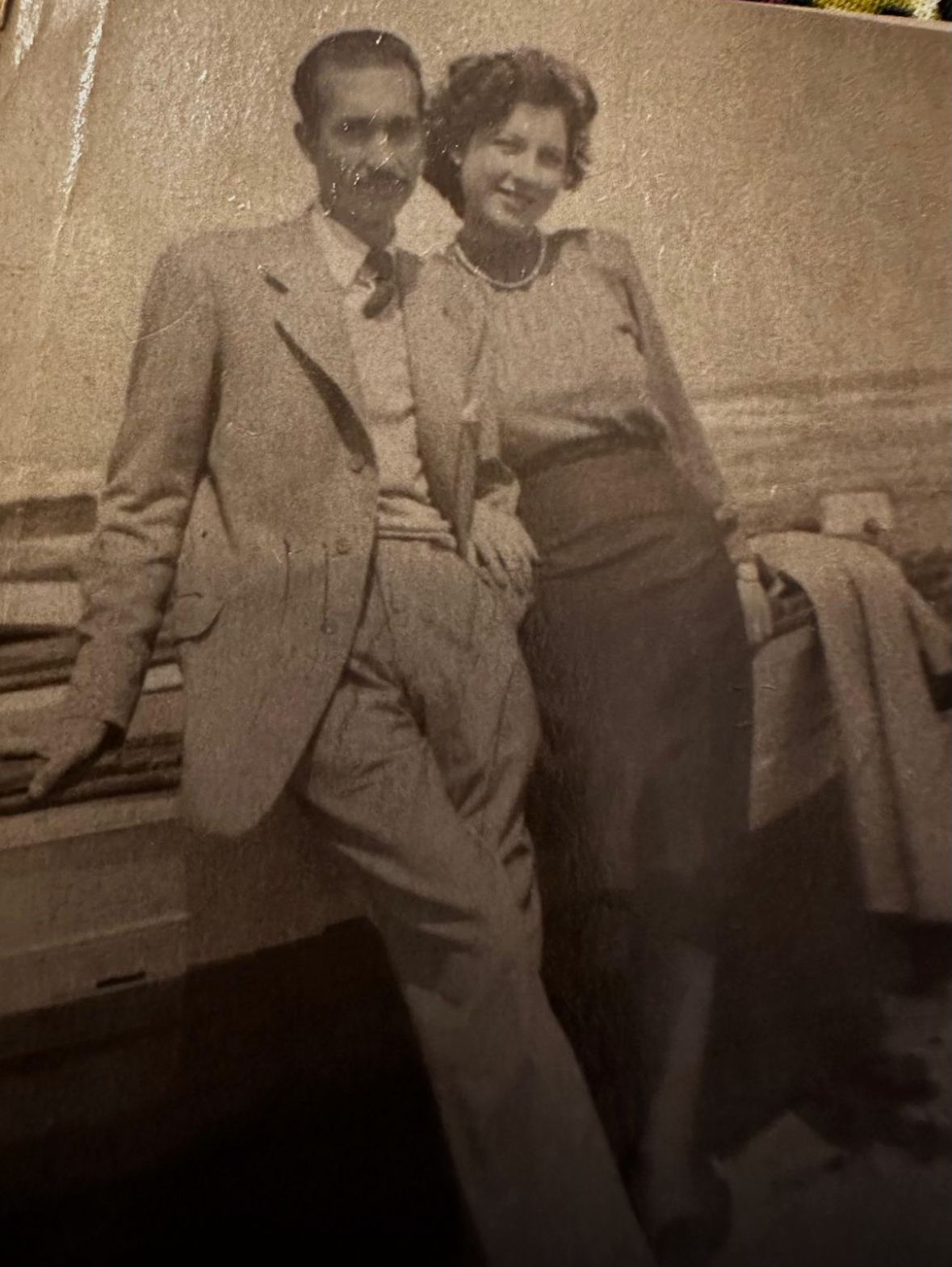 José Garreta junto a su mujer