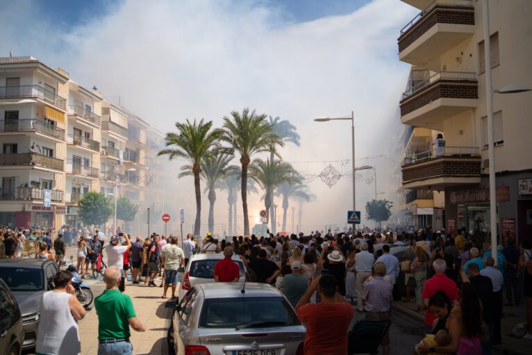 Mascletà a la Virgen de Loreto