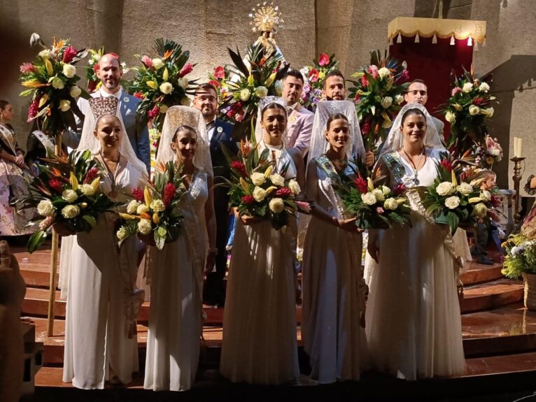 Mayorales 2024 en la ofrenda de Flores a la Virgen de Loreto