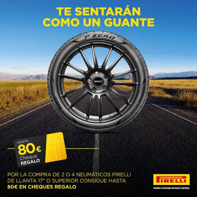 Imagen: Promoción de otoño de Pirelli para renovar tus neumáticos