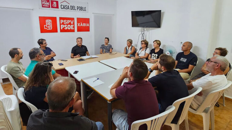 PSPV en su sede de Xàbia