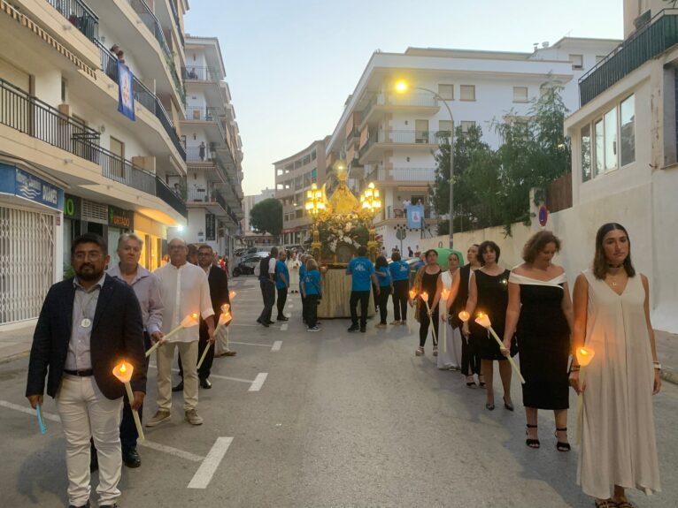 Mayorales de 2025 en la procesión a la Virgen de Loreto