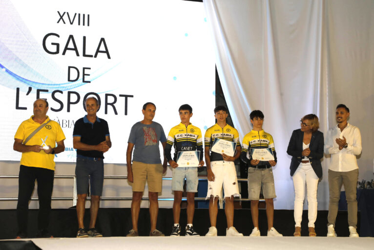 Club Ciclista Jávea en la XVIII Gala de l'esport Xàbia