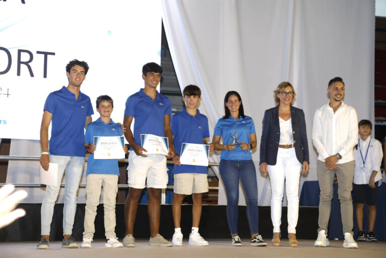 Regatistas en la XVIII Gala de l'esport Xàbia