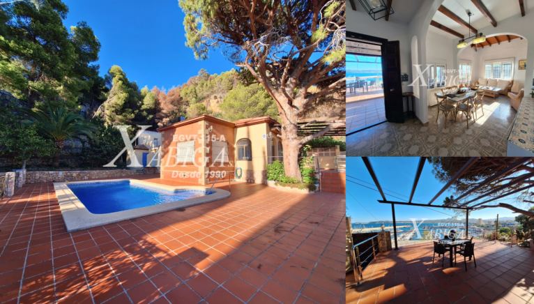 El chalet en Jávea que lo tiene todo piscina, jardín, vistas al mar y cercanía a la playa