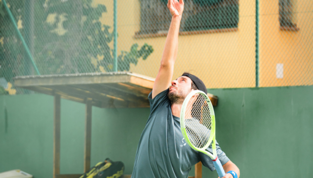 Imagen: Sergi Pérez durante el juego