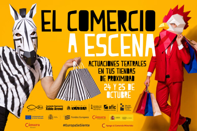 Imagen: El comercio a escena en Xàbia por el Día del Comercio Local