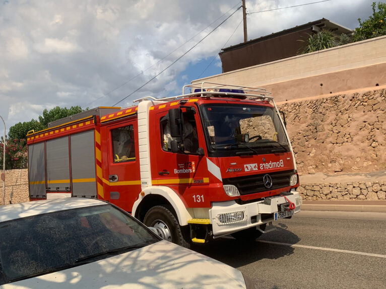 Camión de Bomberos en Xàbia