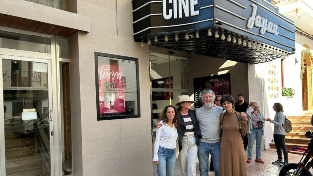 Imagen: Carlota Nelson en el cine Jayan de Xàbia