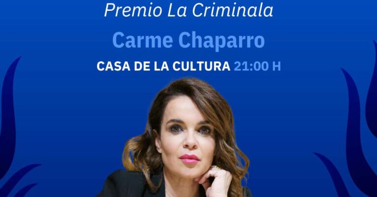 Carme Chaparro recibirá el Premio La Criminala 2024