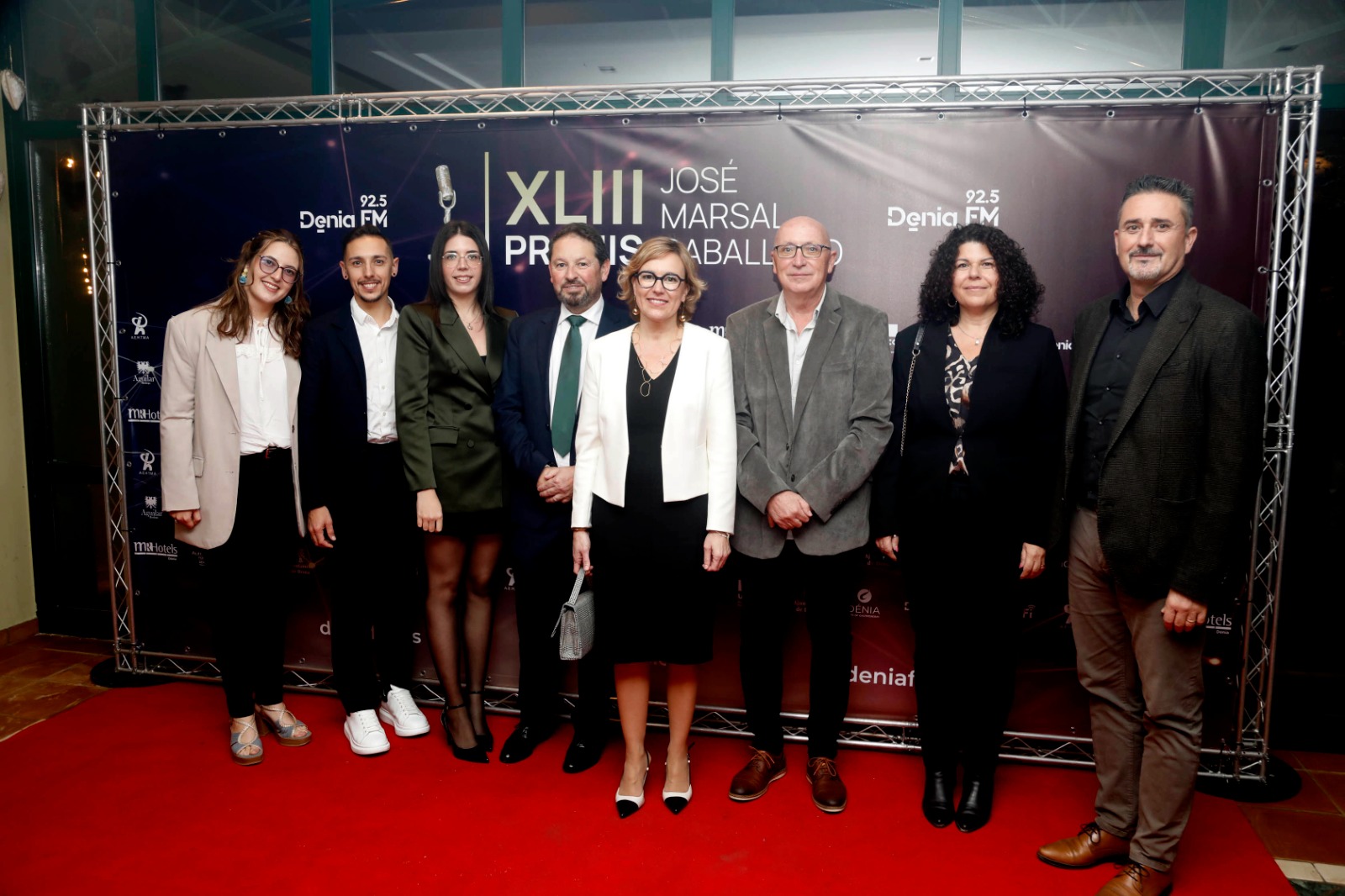 Equipo de gobierno en los Premios José Marsal Caballero