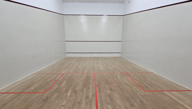 La pista de squash del Club de Tenis Jávea