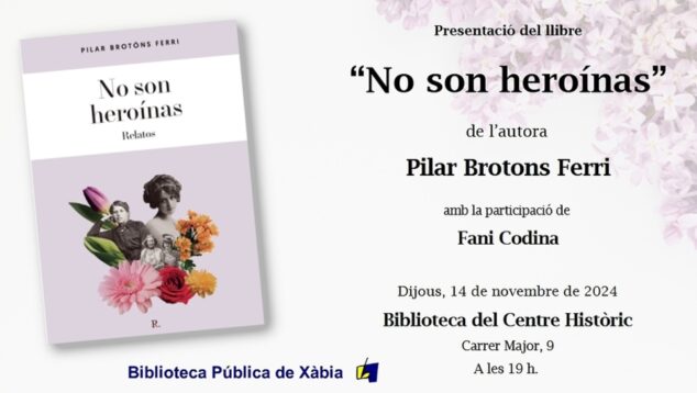 Imagen: Presentación del libro de Pilar Brotons