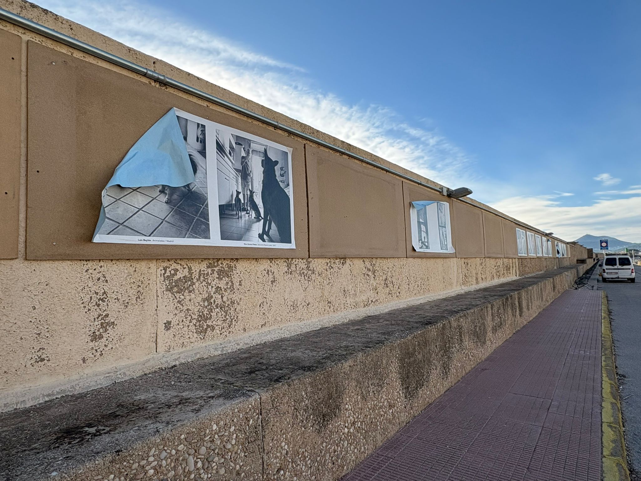 Actos vandálicos en la exposición de homenaje a Luis Baylón