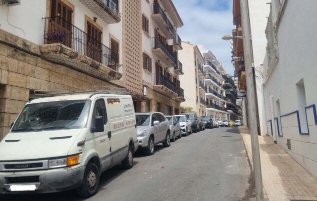 Imagen: Calle Calvari donde se ha llevado a cabo la actuación policial