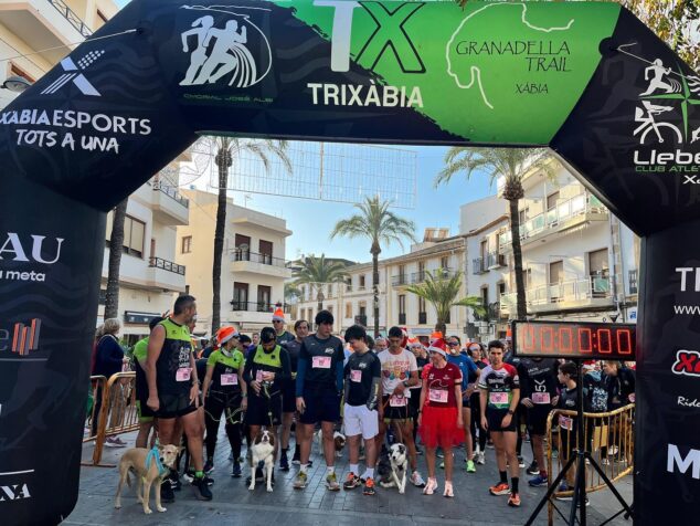 Imagen: Salida de la carrera San Silvestre Perrestre Xàbia 2024