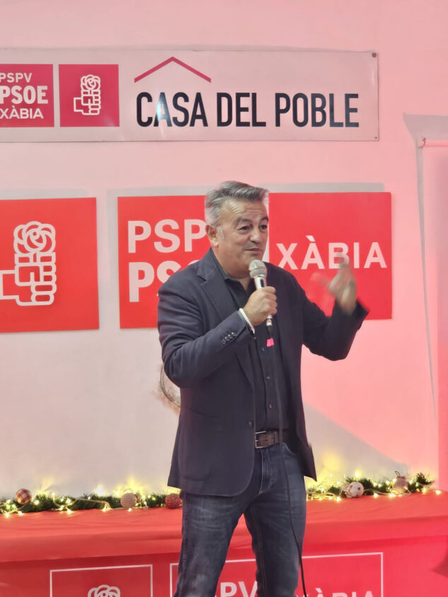 Imagen: José Chulvi en el acto