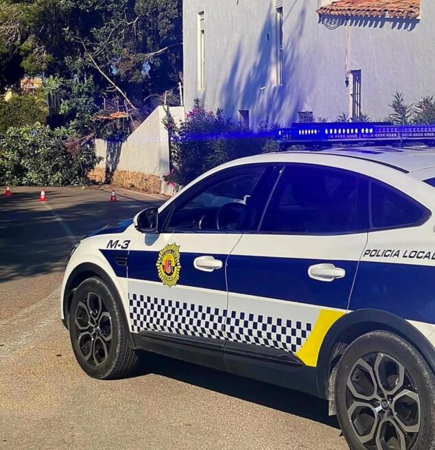 Imagen: Vehículo de Policía Local Xàbia | Foto archivo