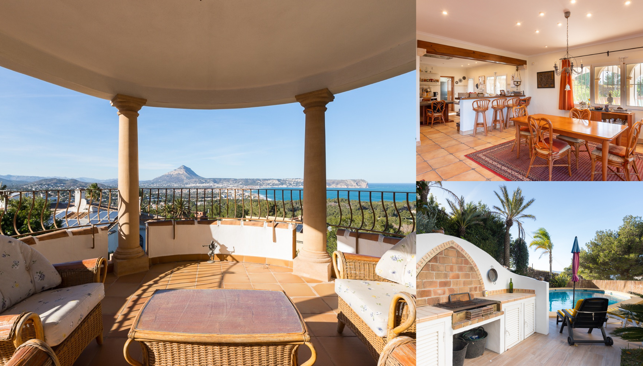 Amplia villa con vistas espectaculares al mar en Jávea