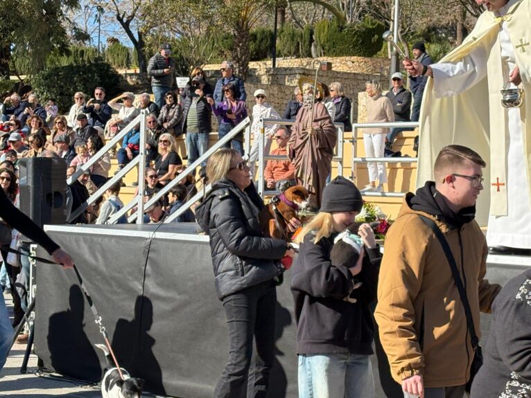 Bendición de los animales por Sant Antoni en Xàbia 2025 (12)