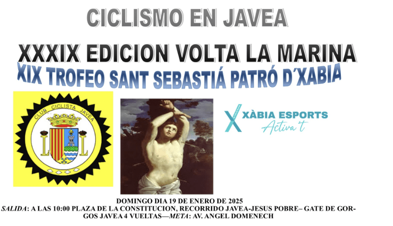 Cartel Volta Ciclista Sant Sebastià Xàbia 2025