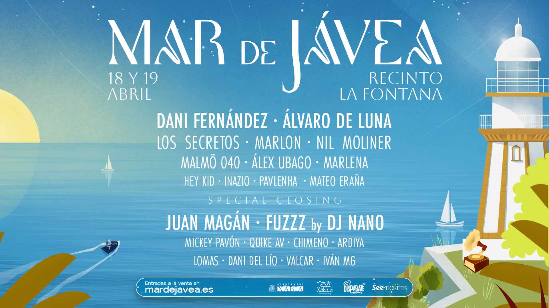 Cartel completo de Mar de Jávea 2025