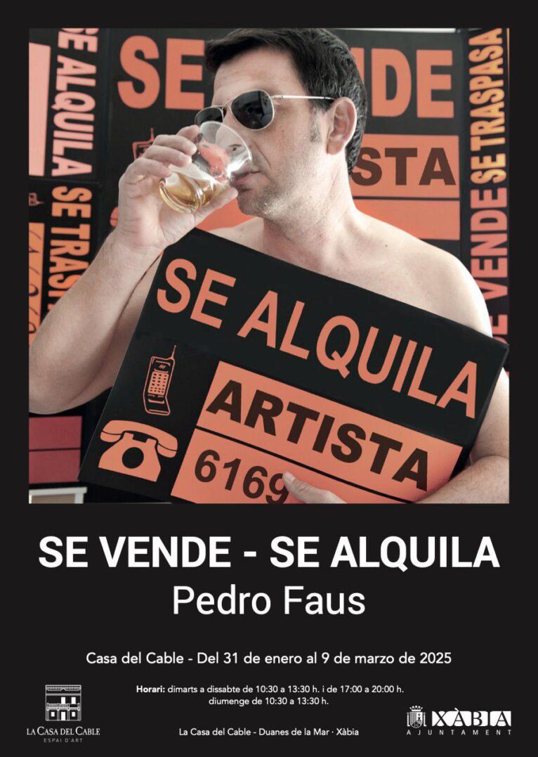 Cartel exposición Pedro Faus