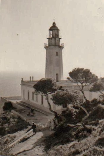 Imagen: Faro del Cabo de la Nao en 1956 | Foto Marina Alta antiga