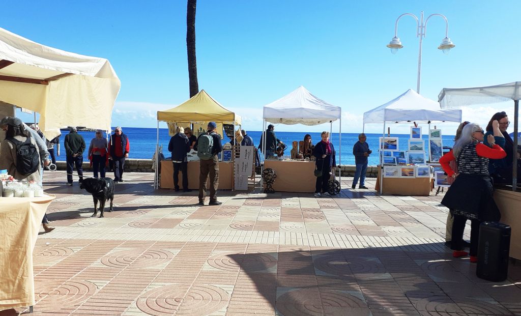 Feria de artesanía en Xàbia