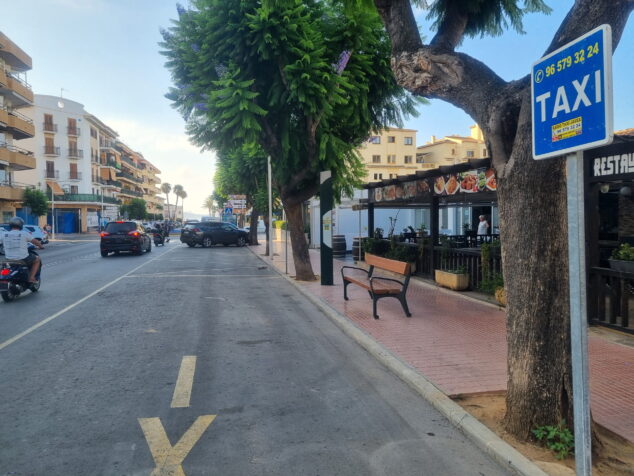 Imagen: Parada de taxis Xàbia