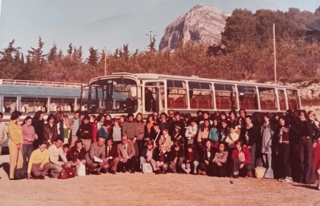 Imagen: Primeros años del hermanamiento entre Xàbia y Thiviers. Llegada de estudiantes franceses a Xàbia en 1975