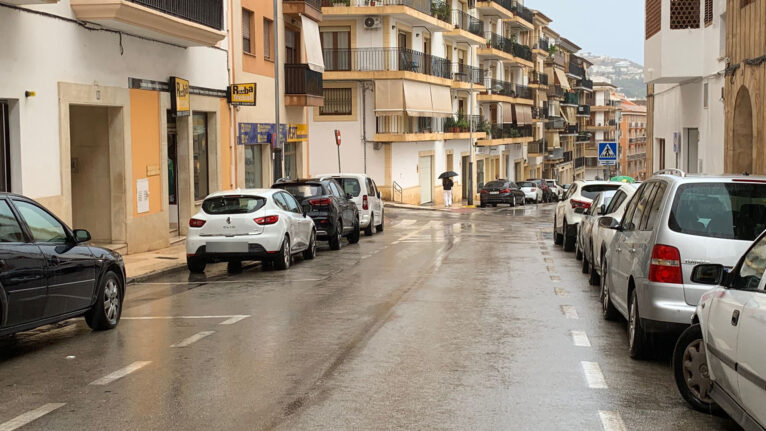 Día de lluvia en Xàbia