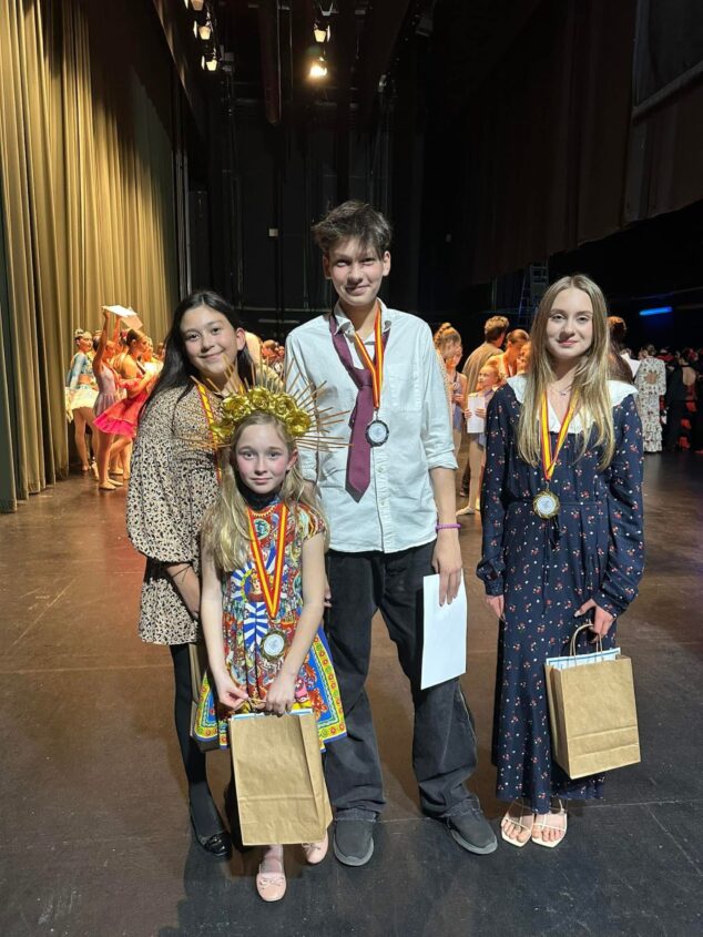 Imagen: Vasilisa Ivantsova, Lara Solís Irañeta, Uliana Vasylchenko y Dmitrii Tsyngalev